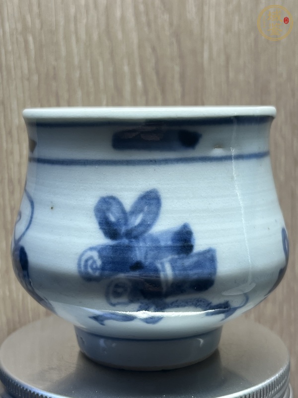 古玩陶瓷青花香爐真品鑒賞圖