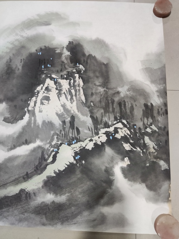 古玩字畫名家李雨石 山水拍賣,當(dāng)前價(jià)格228元