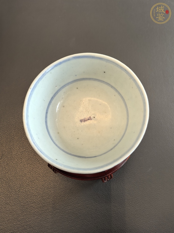 古玩陶瓷青花壽字紋茶杯真品鑒賞圖