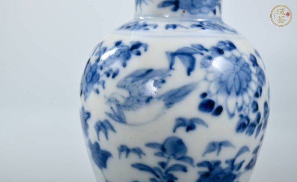 古玩陶瓷青花花鳥紋梅瓶真品鑒賞圖