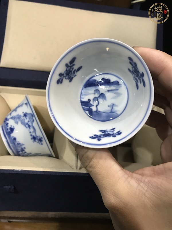 古玩陶瓷青花杯真品鑒賞圖