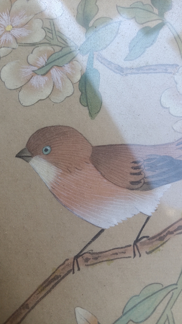 古玩字畫孫公望花鳥拍賣,當(dāng)前價格800元