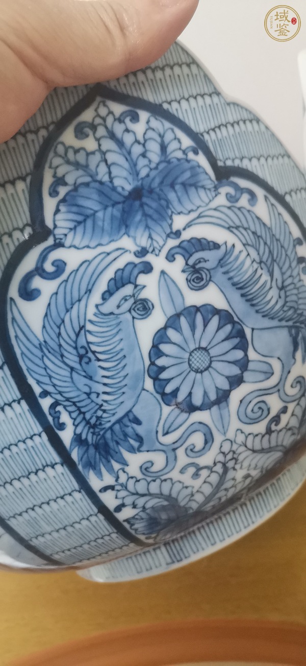 古玩陶瓷青花花口碗真品鑒賞圖