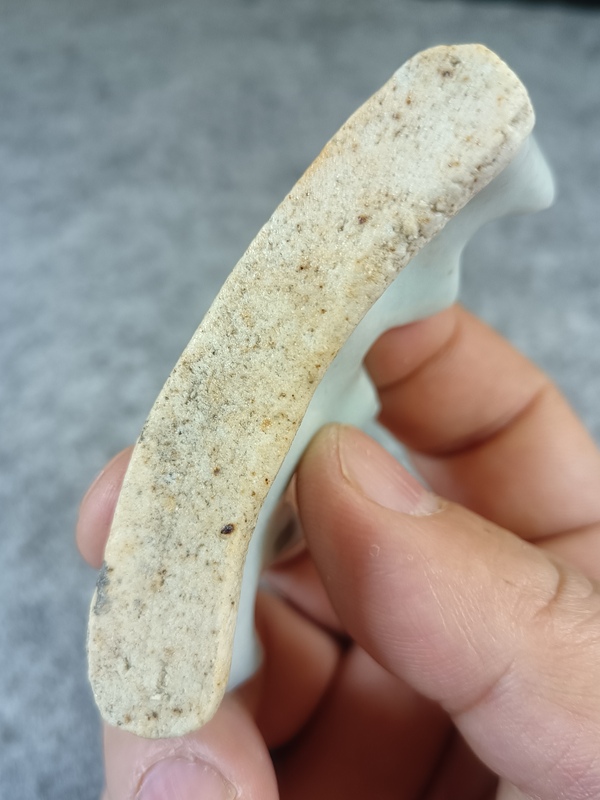 古玩陶瓷（全品）清中期豆青釉文房筆架山拍賣，當前價格298元