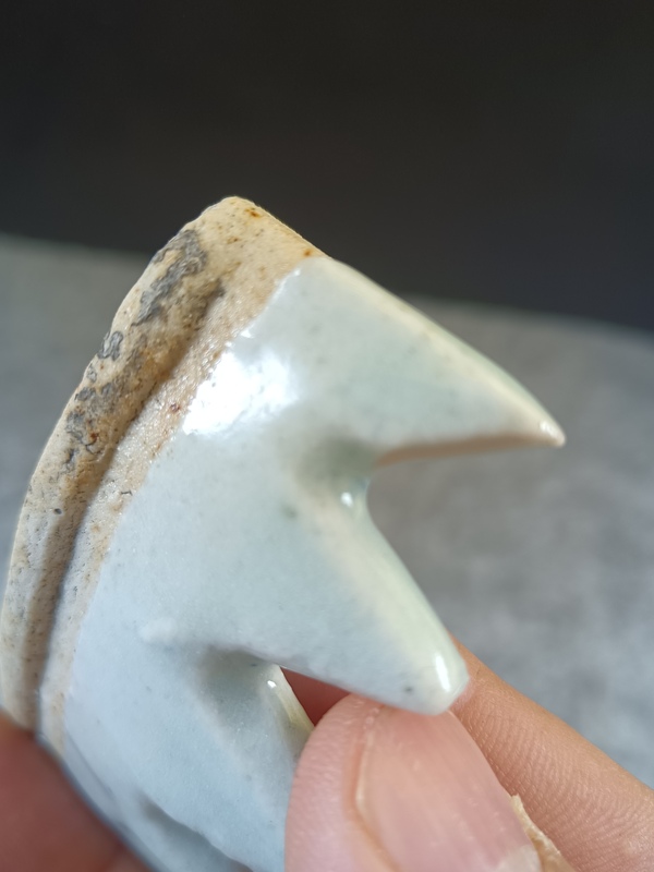 古玩陶瓷（全品）清中期豆青釉文房筆架山拍賣，當前價格298元