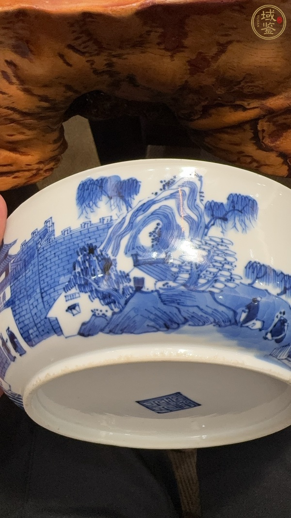 古玩陶瓷晚清青花真品鑒賞圖