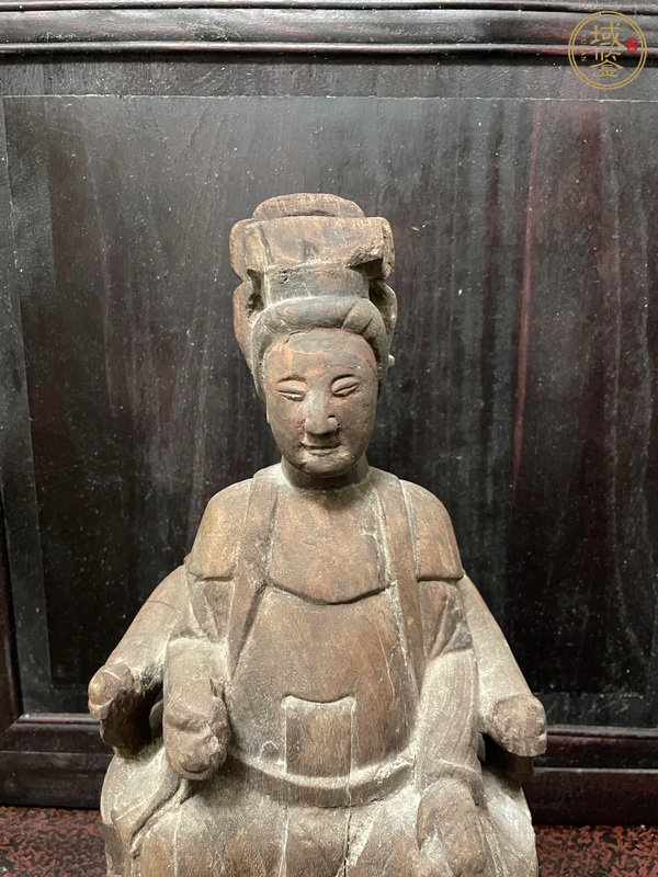 古玩雜項(xiàng)清代木雕瑪祖造像真品鑒賞圖