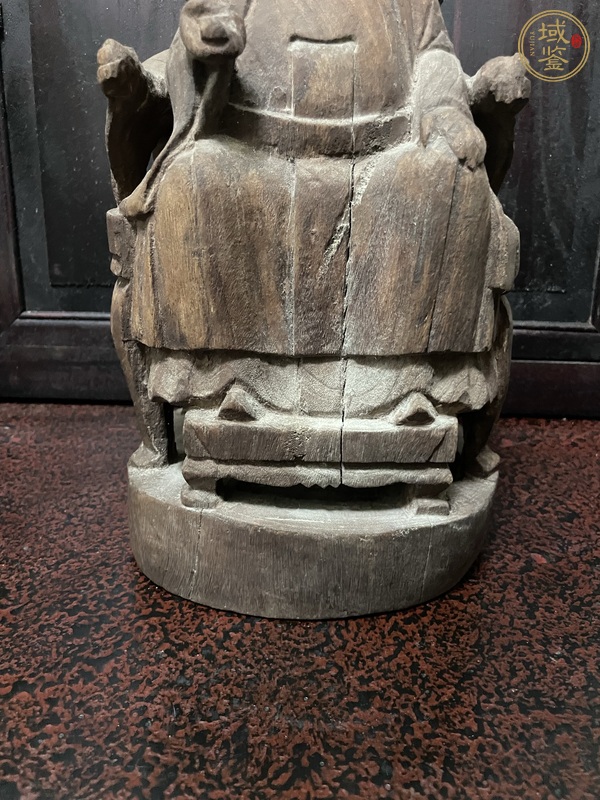 古玩雜項(xiàng)清代木雕瑪祖造像真品鑒賞圖