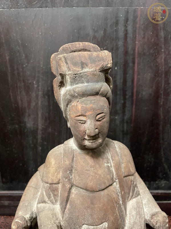 古玩雜項(xiàng)清代木雕瑪祖造像真品鑒賞圖