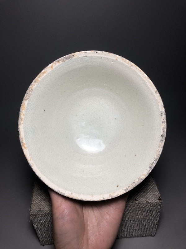 古玩陶瓷【館藏級精品】宋代:青白瓷 仰覆蓮瓣紋碗【收藏價值極高】拍賣，當(dāng)前價格0元