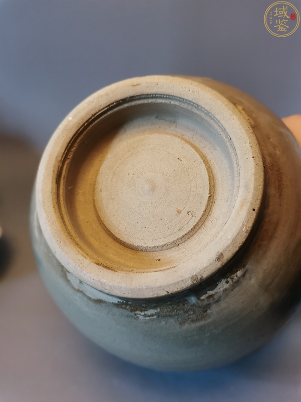 古玩陶瓷元明時期龍泉青瓷茶葉罐拍賣,當前價格690元