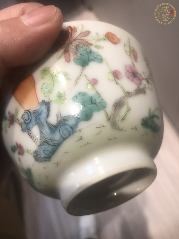 古玩陶瓷平生三級粉彩杯真品鑒賞圖