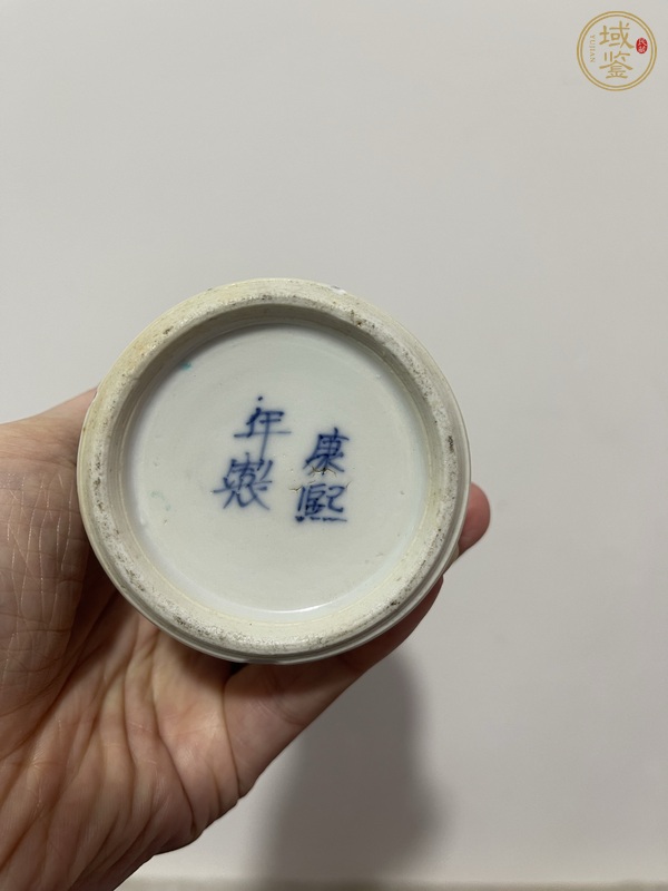 古玩陶瓷青花花鳥紋雞腿瓶真品鑒賞圖