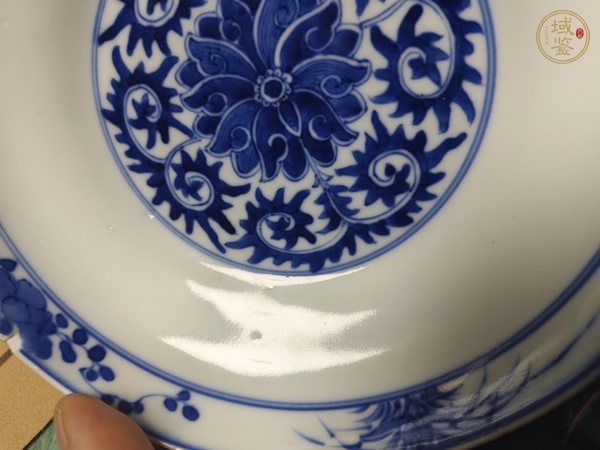 古玩陶瓷花卉紋高足碗真品鑒賞圖