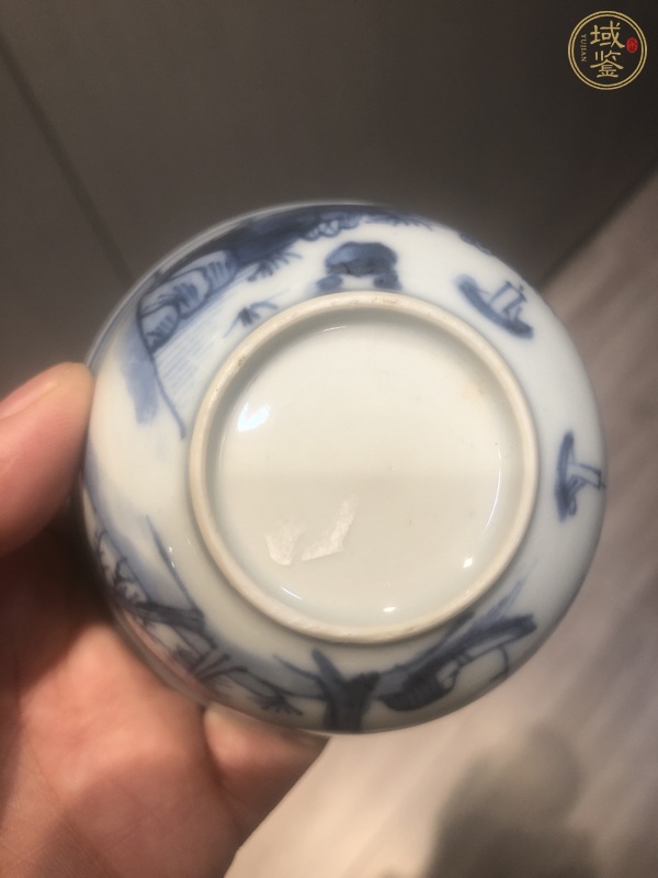 古玩陶瓷青花杯真品鑒賞圖