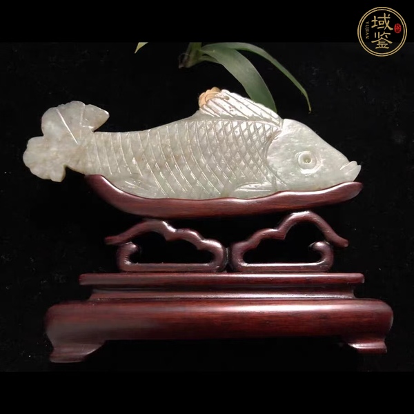 古玩玉雕鱖魚(yú)佩真品鑒賞圖