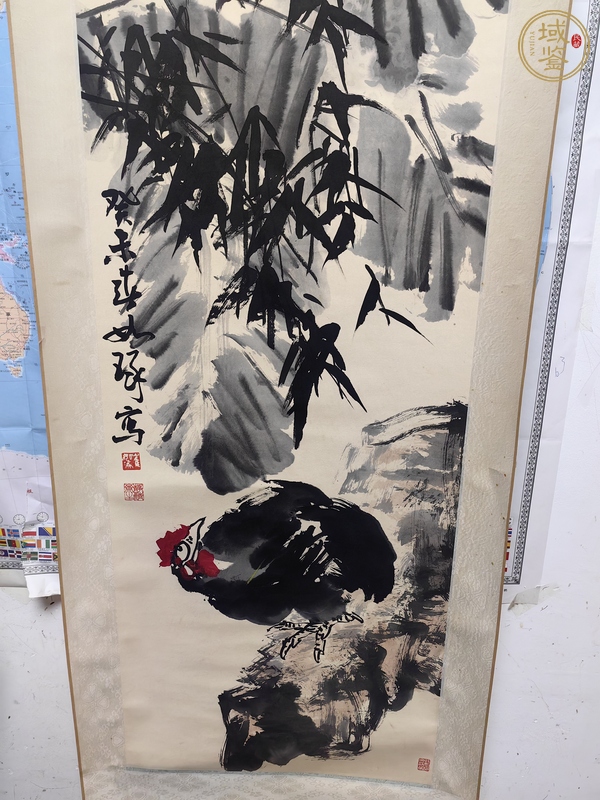 古玩字畫崔如琢花鳥真品鑒賞圖