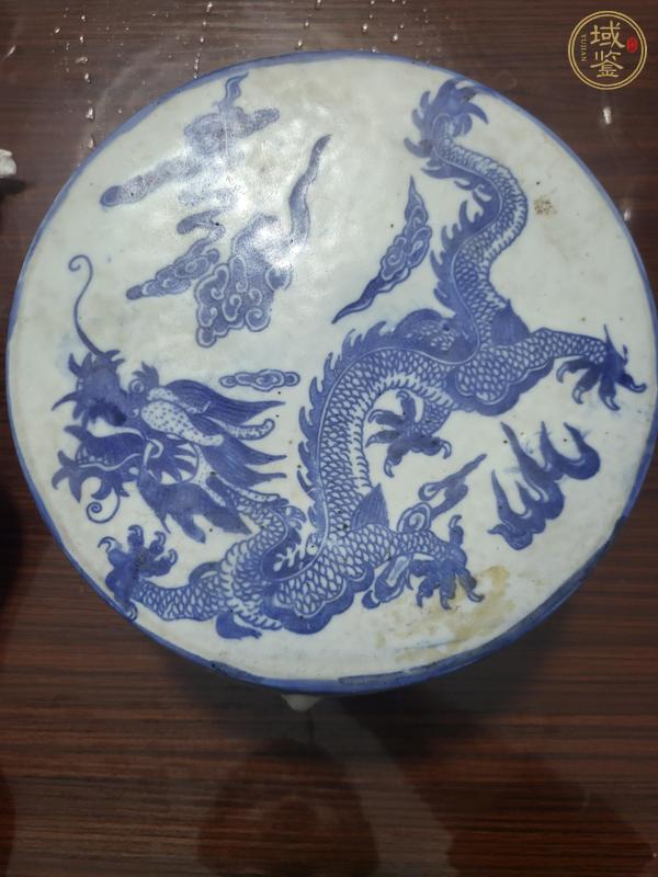 古玩陶瓷青花蓋盒真品鑒賞圖