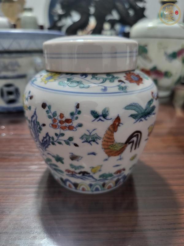 古玩陶瓷青花蓋盒真品鑒賞圖