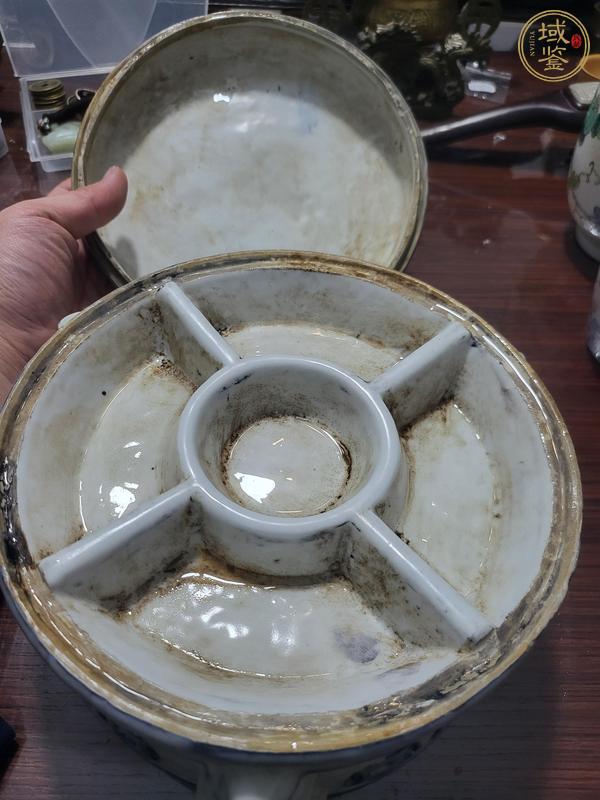 古玩陶瓷青花蓋盒真品鑒賞圖