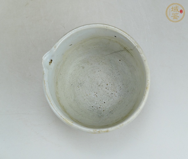 古玩陶瓷白釉缽式茶器真品鑒賞圖