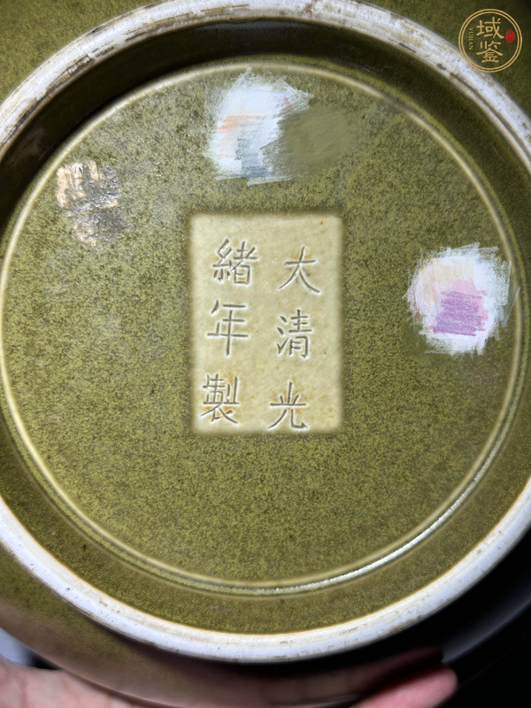 古玩陶瓷清光緒 茶葉末釉荸薺瓶真品鑒賞圖