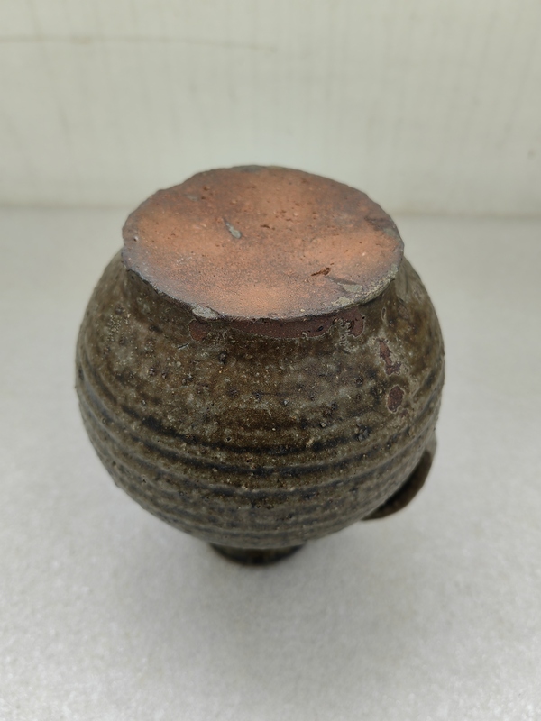 古玩陶瓷褐釉花澆拍賣,當前價格680元
