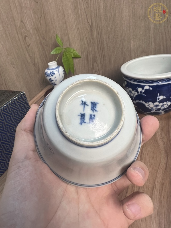 古玩陶瓷青花杯真品鑒賞圖