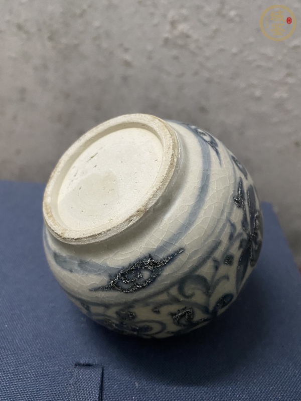 古玩陶瓷青花小罐真品鑒賞圖