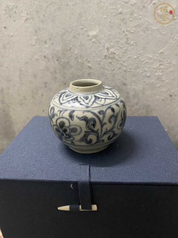 古玩陶瓷青花小罐真品鑒賞圖