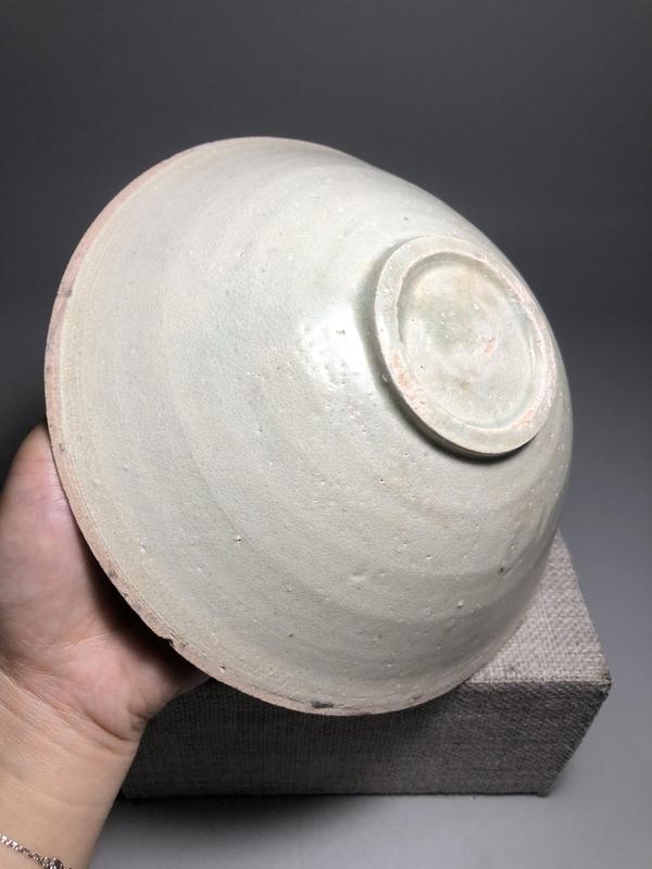 古玩陶瓷宋,景德鎮(zhèn)窯青白釉刻花斗笠碗拍賣,當前價格1800元