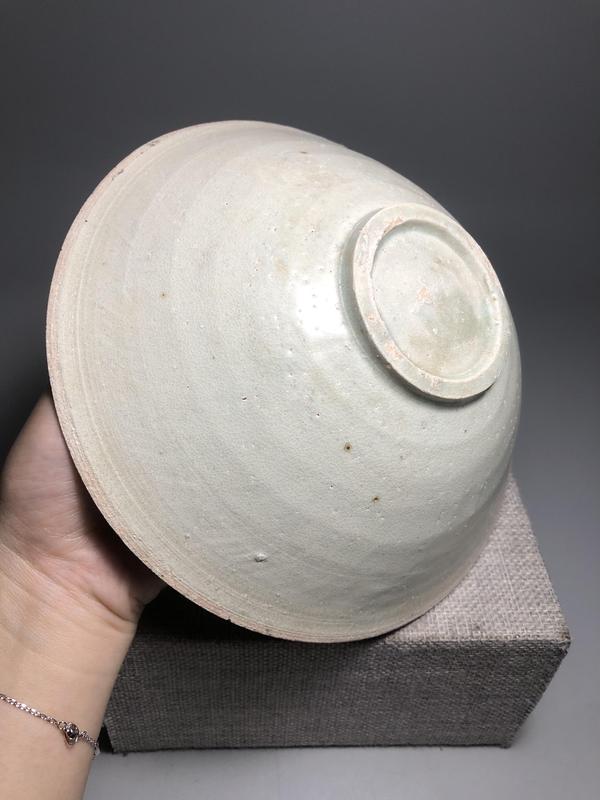 古玩陶瓷宋,景德鎮(zhèn)窯青白釉刻花斗笠碗拍賣,當前價格1800元