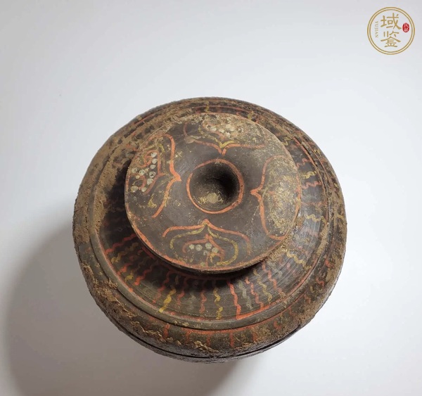 古玩陶瓷漢代陶豆真品鑒賞圖