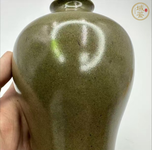 古玩陶瓷清代 茶葉末釉梅瓶真品鑒賞圖