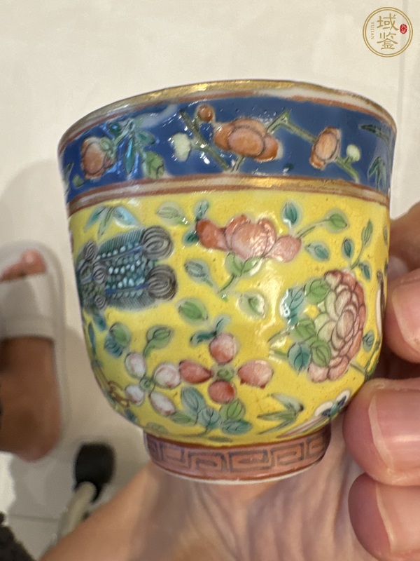 古玩陶瓷粉彩杯真品鑒賞圖