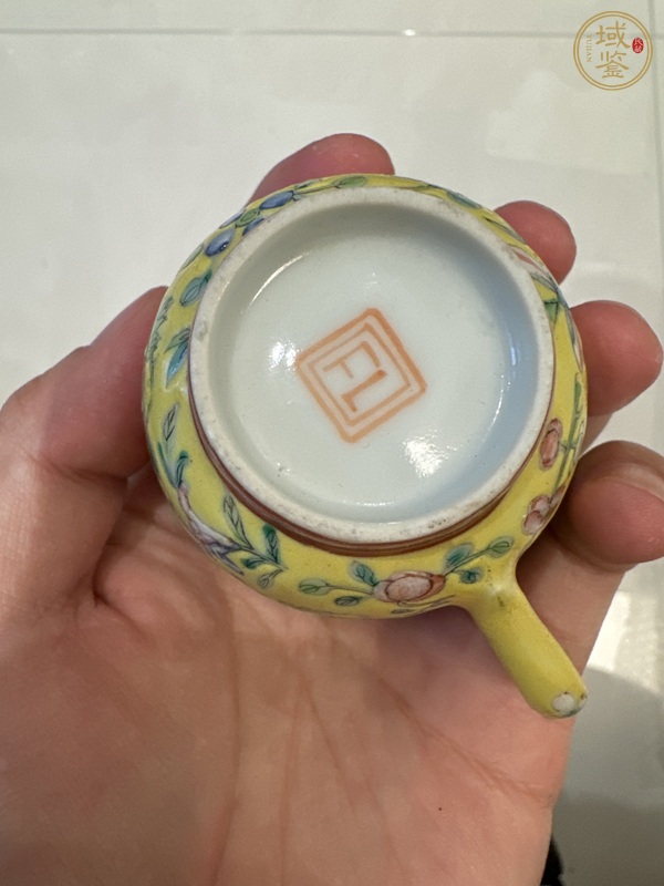 古玩陶瓷粉彩杯真品鑒賞圖