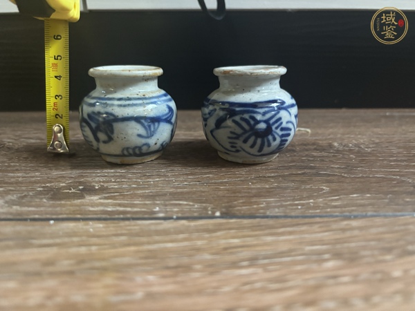 古玩陶瓷青花水盂真品鑒賞圖