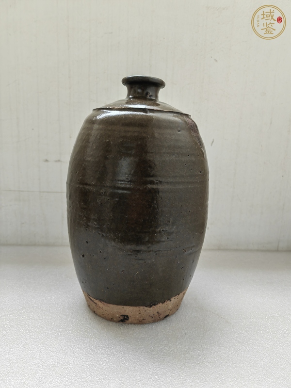 古玩陶瓷磁州窯茶葉末釉梅瓶真品鑒賞圖