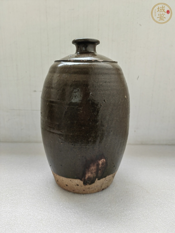 古玩陶瓷磁州窯茶葉末釉梅瓶真品鑒賞圖