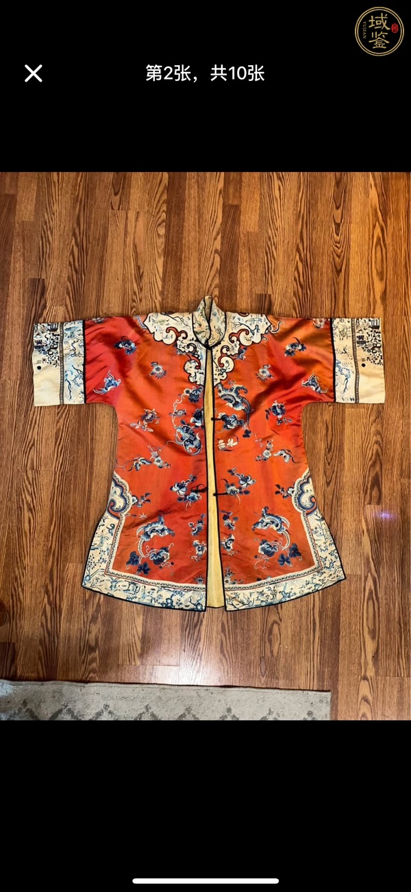 古玩雜項(xiàng)刺繡女服，真品鑒賞圖