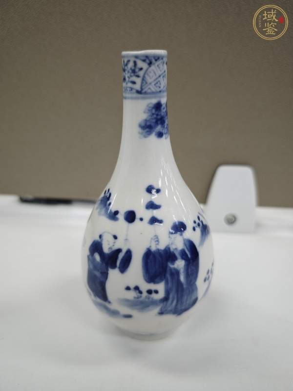 古玩陶瓷青花錐把瓶真品鑒賞圖