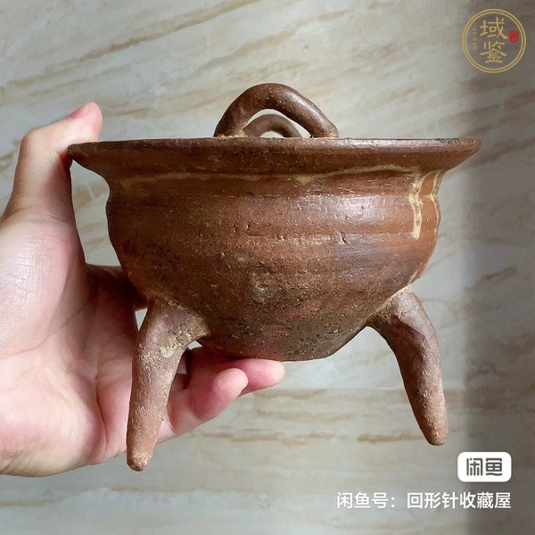 古玩陶瓷鼎式爐真品鑒賞圖