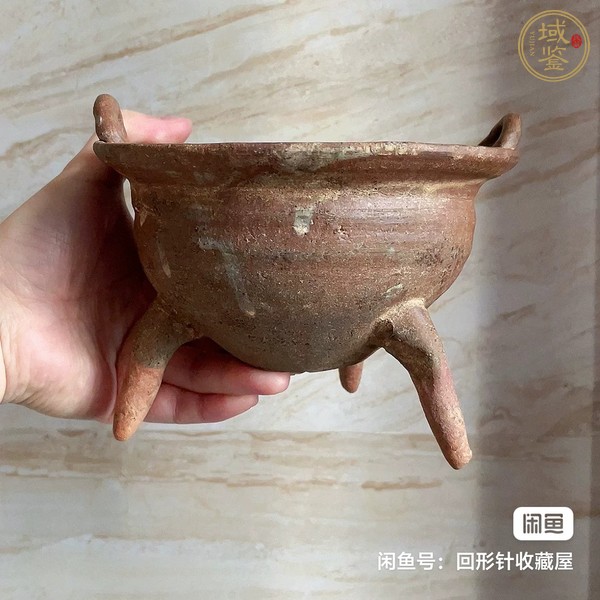 古玩陶瓷鼎式爐真品鑒賞圖