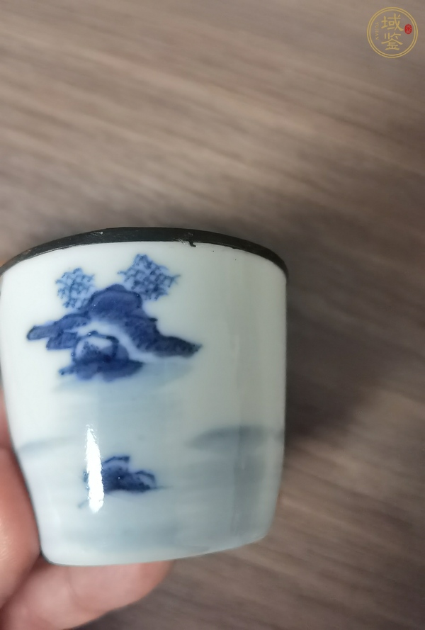 古玩陶瓷青花杯真品鑒賞圖