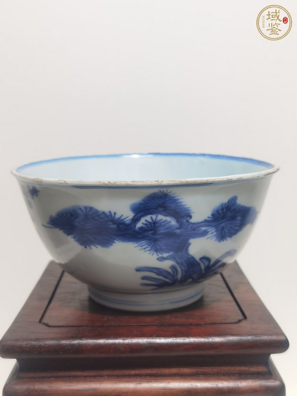 古玩陶瓷康熙青花碗真品鑒賞圖