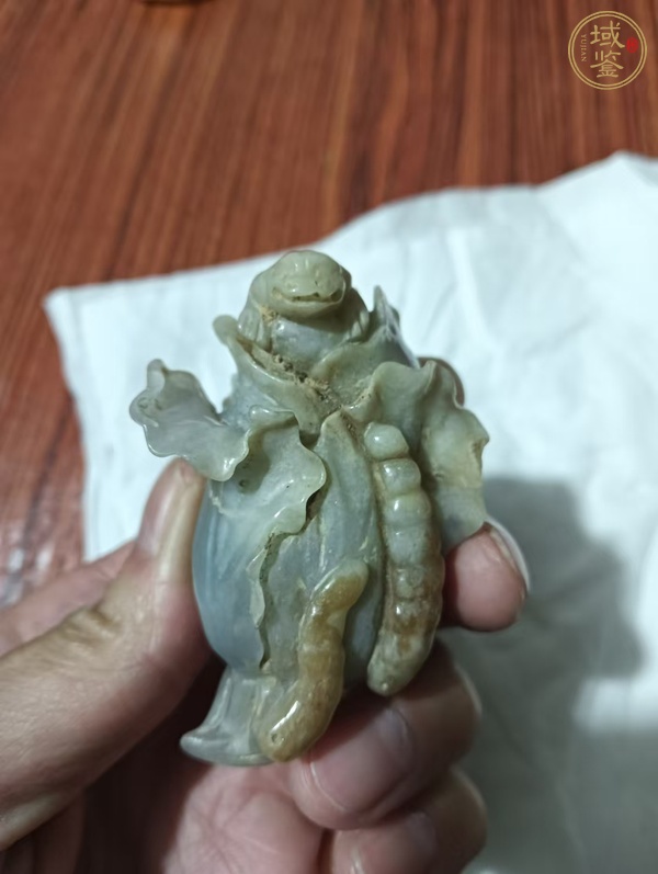 古玩玉器玉白菜真品鑒賞圖