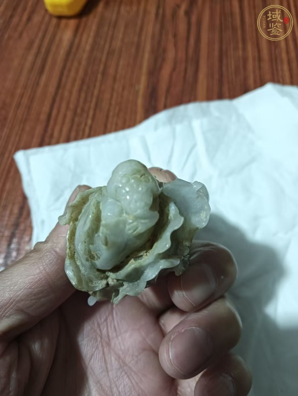 古玩玉器玉白菜真品鑒賞圖