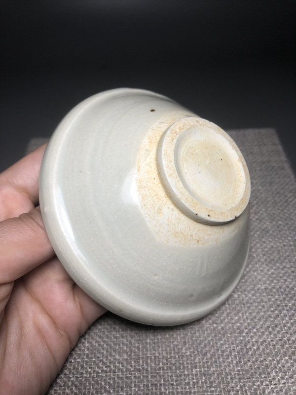 古玩陶瓷【館藏級精品】宋 青白瓷唇口盞【茶道圣物】【頂級釉水】【有比較高的收藏價值】拍賣，當前價格2600元