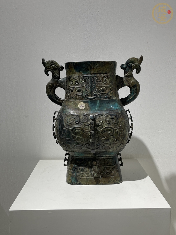 古玩銅器銅尊真品鑒賞圖