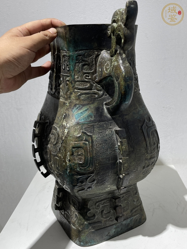 古玩銅器銅尊真品鑒賞圖